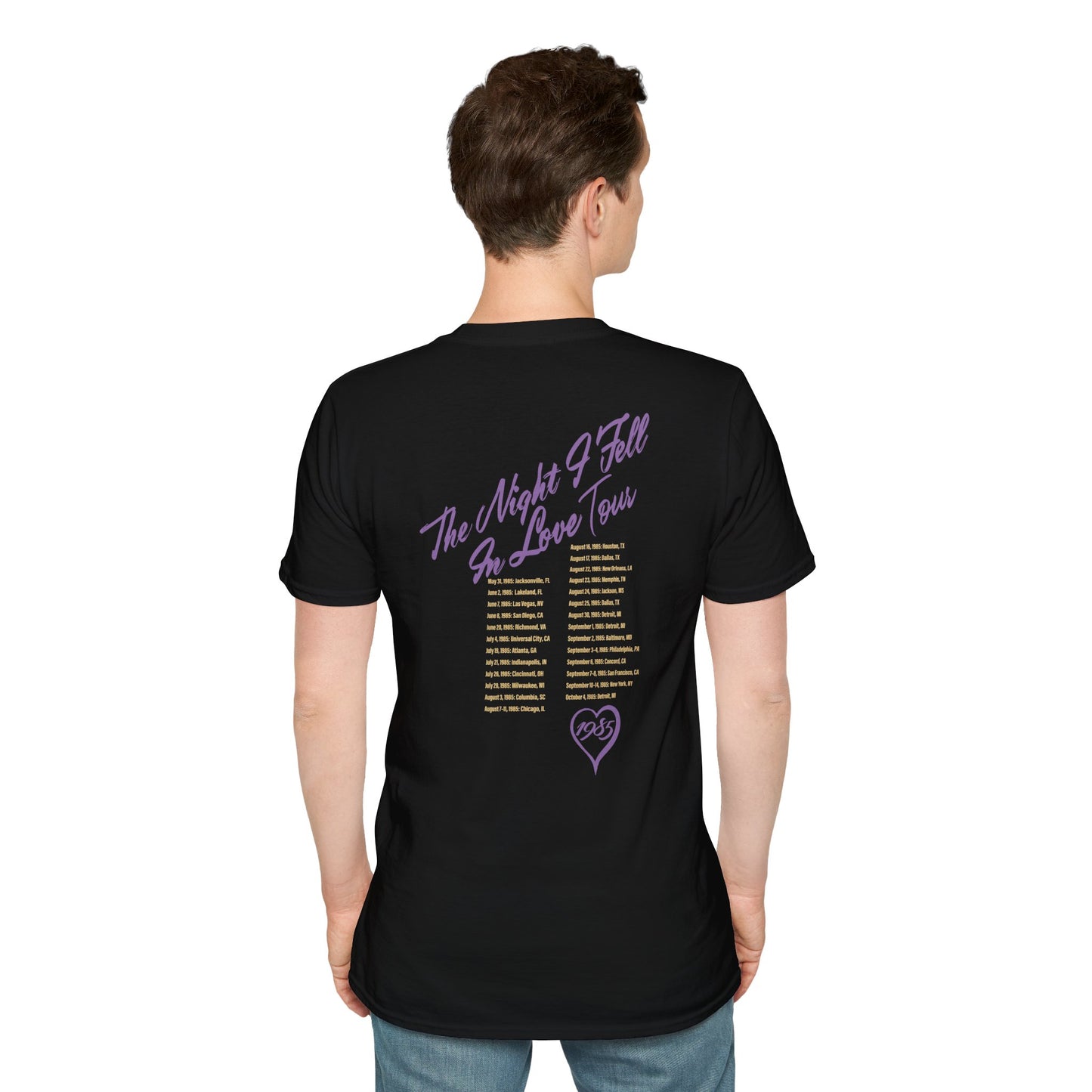 1985 Tour T-Shirt by LV (Black)