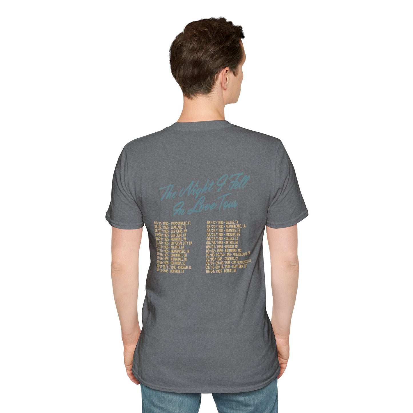 The Night I Fell In Love Tour T-Shirt (Heather Grey)