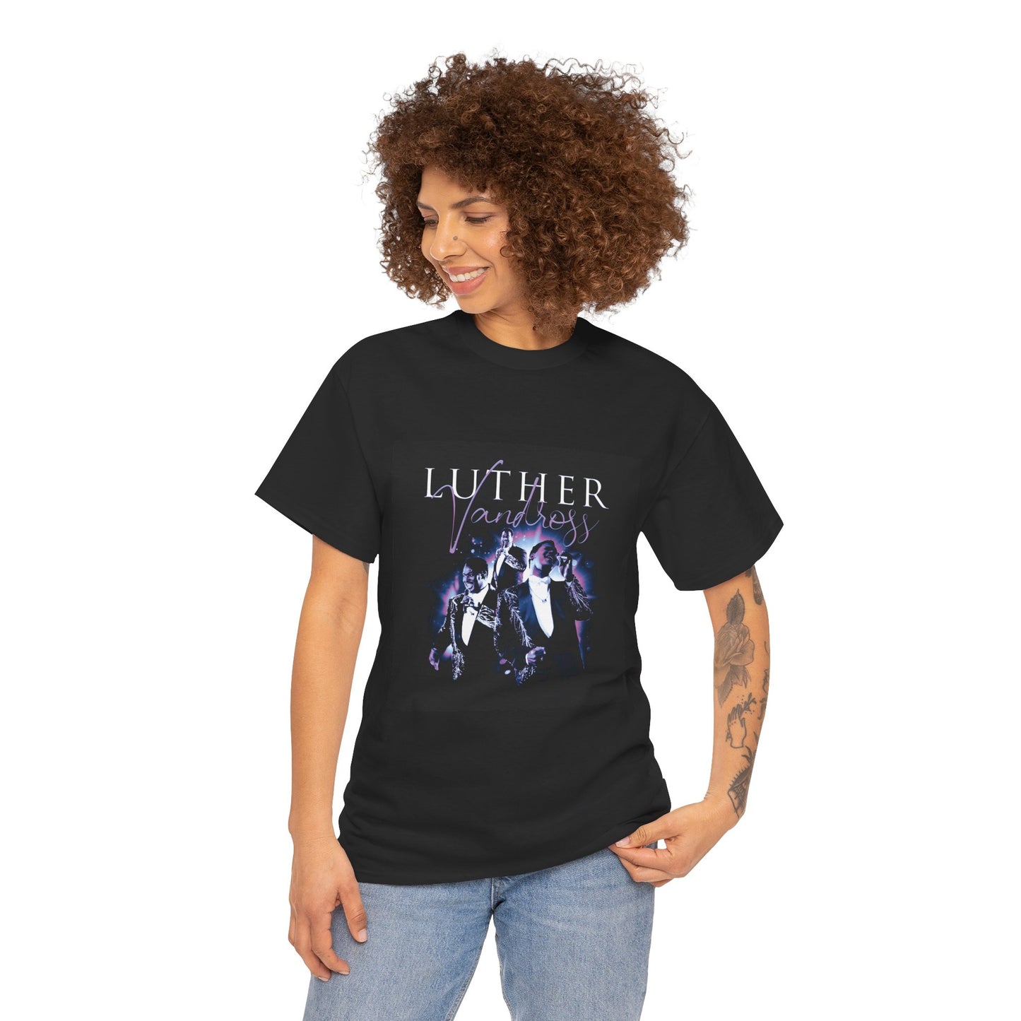 "Luther Vandross LIVE 1995" Unisex Heavy Cotton Tee