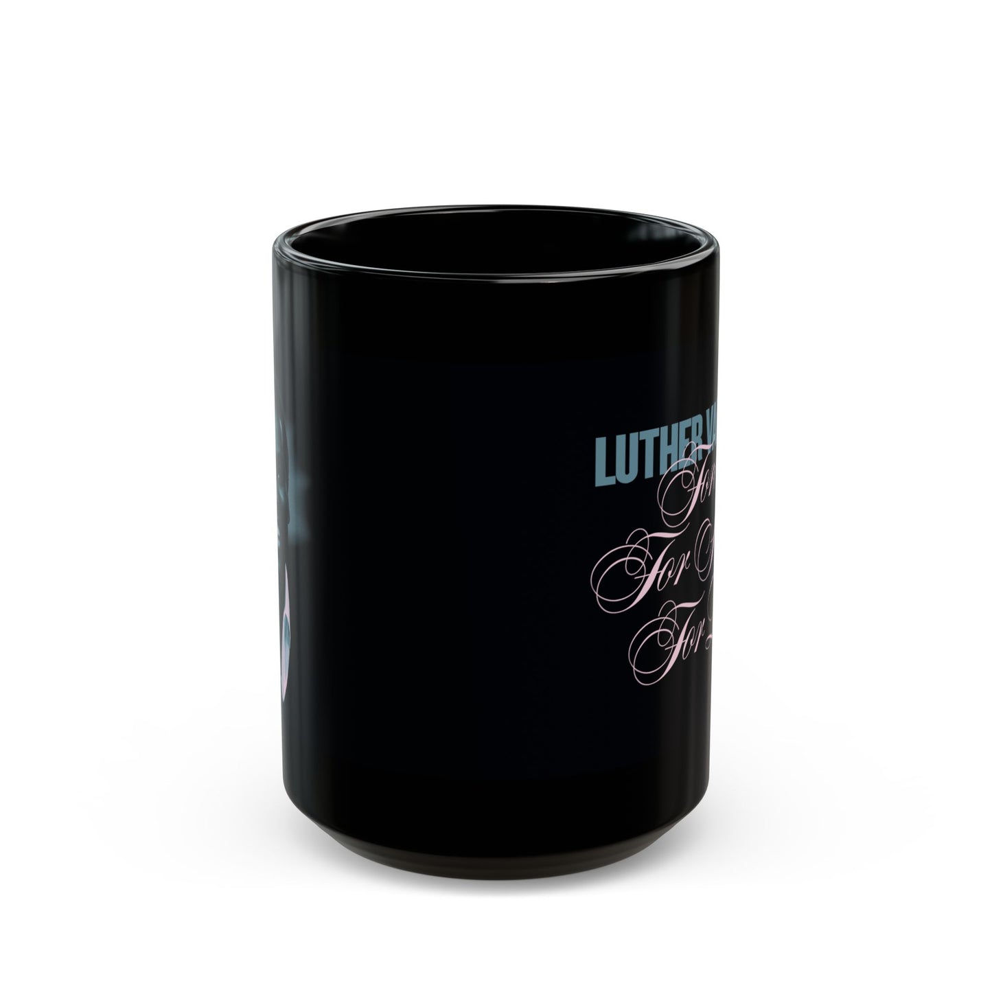 For Love Black Mug (15oz)