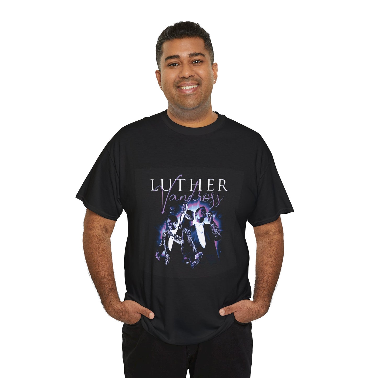 Luther Vandross LIVE 1995 Unisex Heavy Cotton Tee