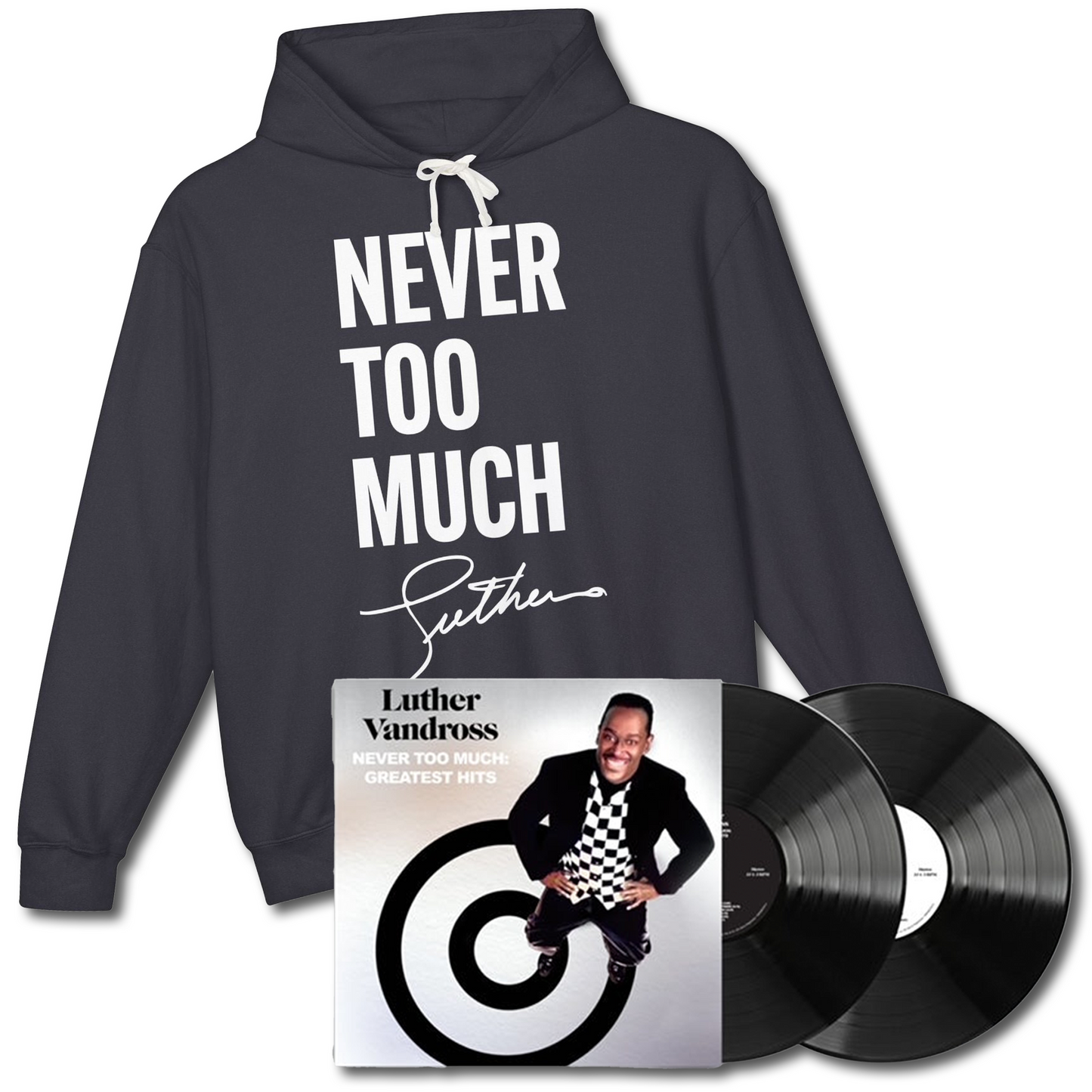 Never Too Much Hoodie + Vinyl - Pre-Order